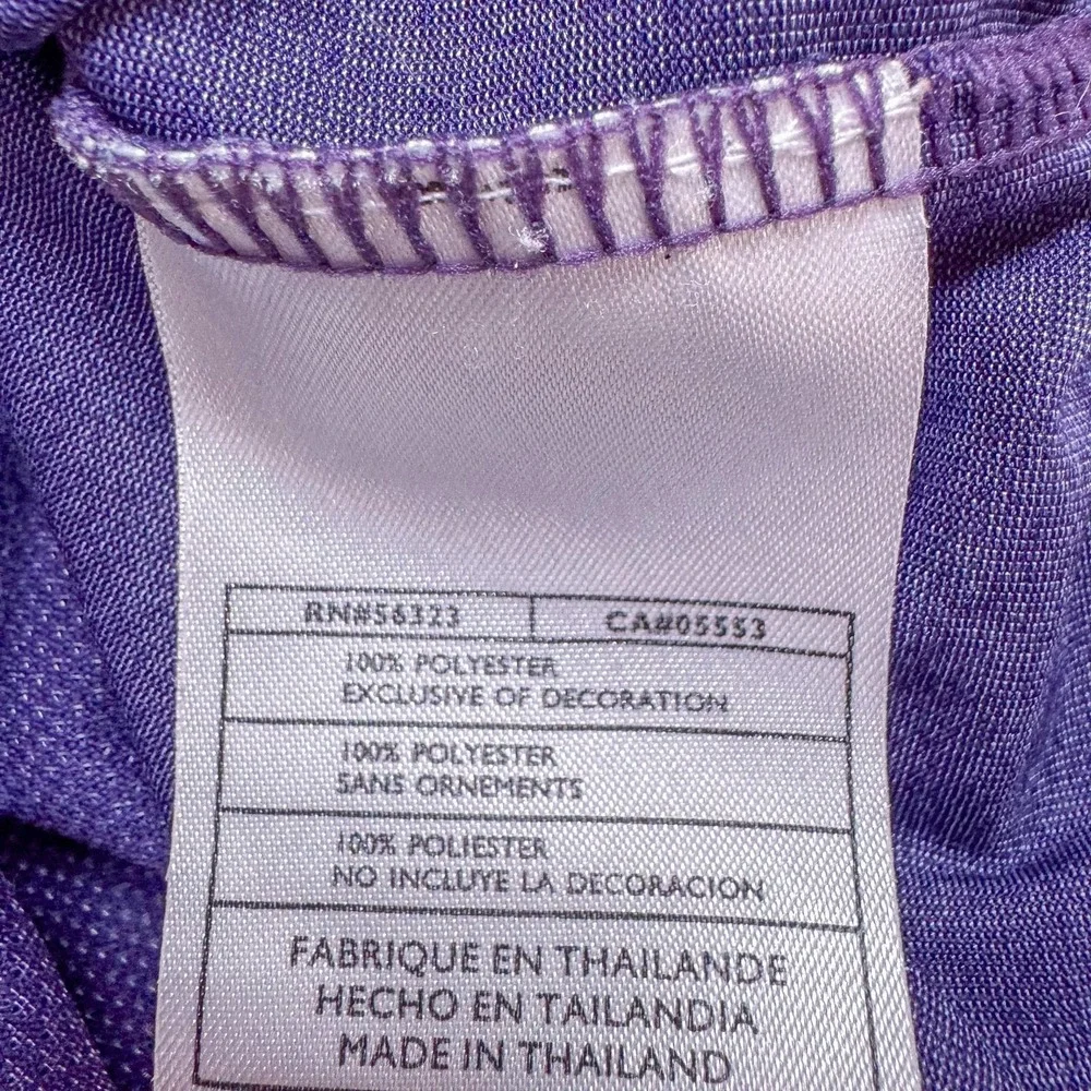 Nike Golf Polo Shirt Mens Large Purple Dri-FIT Golf Performance Top 206486-105‎